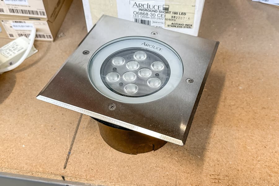 LED Bodeneinbauleuchte Arcluce INGR-S180 9W 4K 30° inox Q